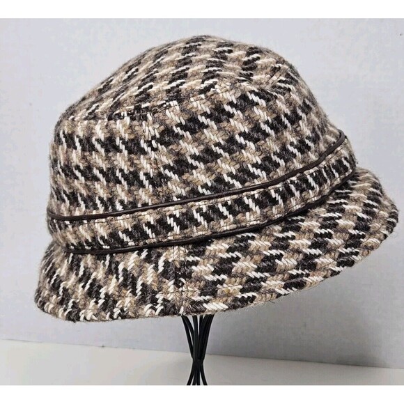 Coach Hat M/L Wool Camel Kangol Style Bucket Hat Womens Used main image 10